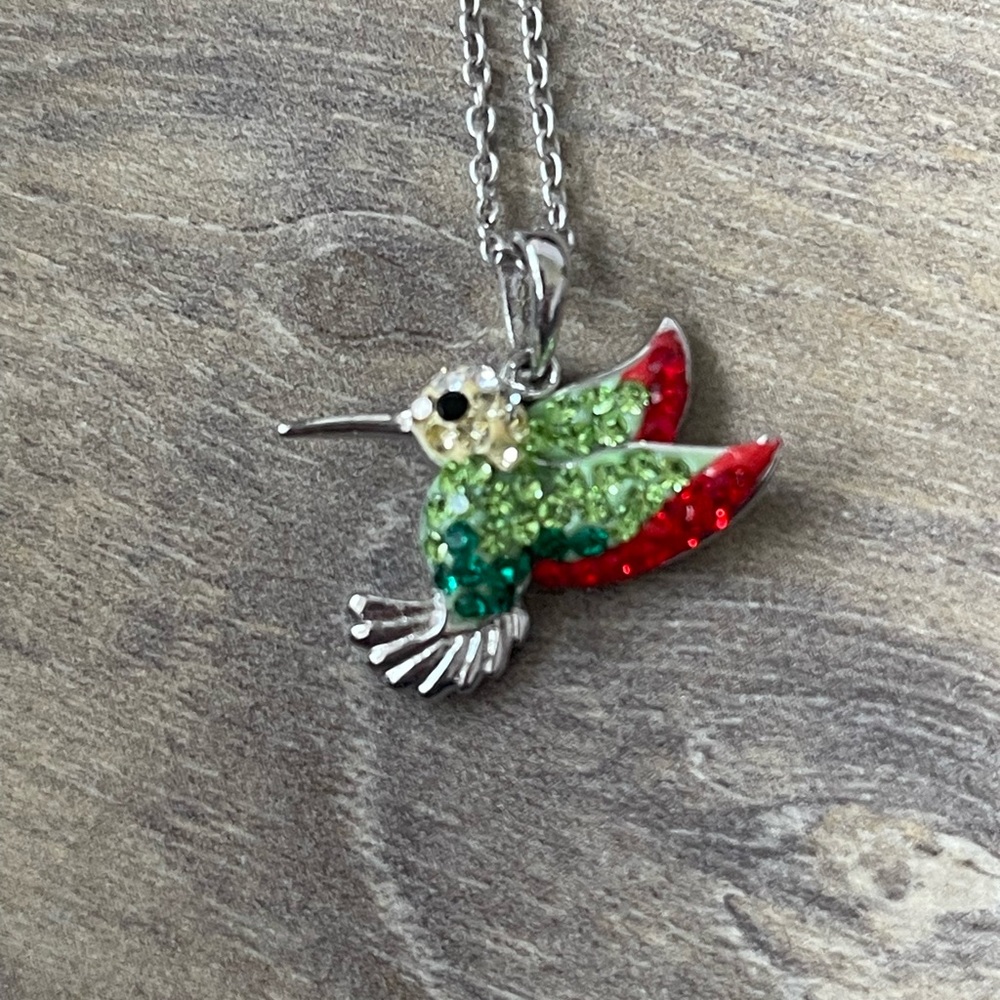 Hummingbird necklace